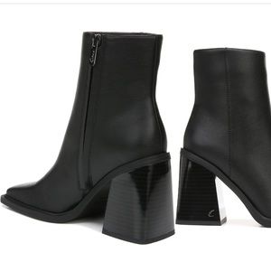 Black Leather Chunky Boot Circus by Sam Edelman